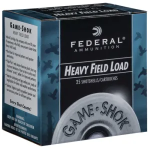 FEDERAL AMMO 20Ga 2-3/4" 2-1/2DE 1oz 7.5 25rdGame-Shok