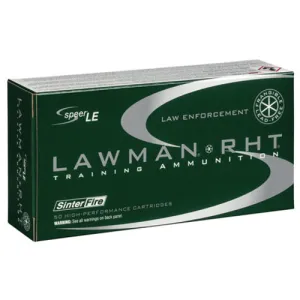 SPPER AMMO Lawman RHT 9mm 100gr Frangible Ammunition | 50 Rounds