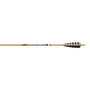 GOLD TIP Traditional XT - 340 - 5" Barred Feathers 1/2dz