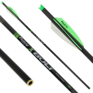 VICTORY ARCHERY XBolt 22" Half Moon Nock Fletched - 6pk