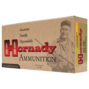 HORNADY 358 Win 200Gr Custom SP 20rd Ammo