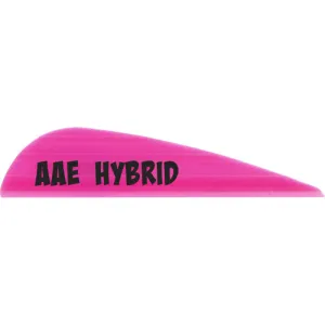 ARIZONA ARCHERY Hybrid 16 Vanes Hot Pink 1.7" 100pk