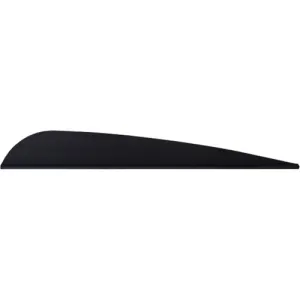 ARIZONA ARCHERY Traditional Vanes Black 4" 50pk