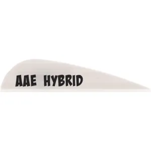 ARIZONA ARCHERY Hybrid 16 Vanes White 1.7" 100pk