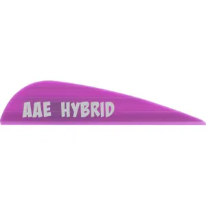 ARIZONA ARCHERY Hybrid 16 Vanes Purple 1.7" 100pk