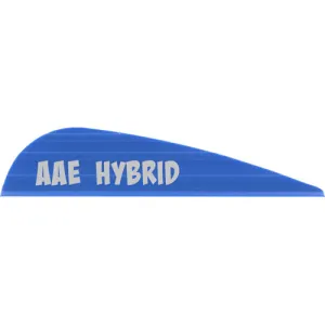 ARIZONA ARCHERY Hybrid 16 Vanes Blue 1.7" 100pk