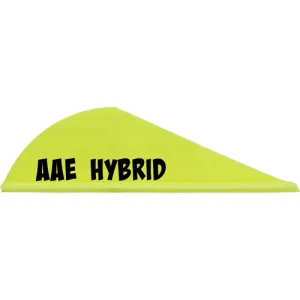 ARIZONA ARCHERY Hybrid HP Vanes Yellow 2" 100pk
