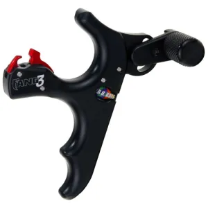 TRUBALL ARCHERY Fang 3 Finger Release Black