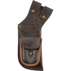 30-06 OUTDOORS Torah Hip Quiver Pure Leather LH Brown