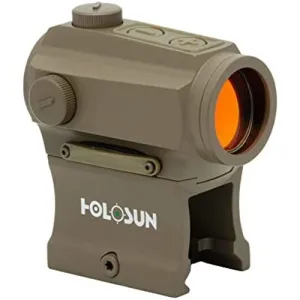HOLOSUN Elite 1x 2MOA Green Dot Rifle Sight - FDE