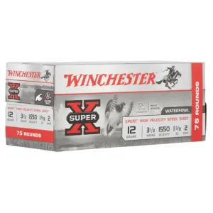 WINCHESTER AMMO 12Ga 3-1/2" #2 Xpert HV Steel Wtfwl 1-3/8oz 75rd