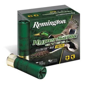 REMINGTON Hypersonic Steel Xelerator Wad 12 Gauge 2 Shot 3" 1-1/8 oz 1700 FPS 25rd
