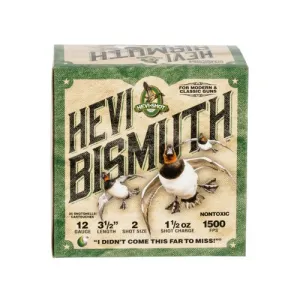 HEVI-SHOT 12Ga Hevi Bismuth 3.5" 1-1/2oz #2 25rd