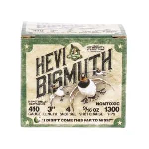 HEVI-SHOT 410GA Hevi Bismuth 3" 9/16oz #4 25rd