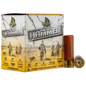 HEVI-SHOT 12Ga Hevi Hammer 3" 1-1/4oz #4 25rd