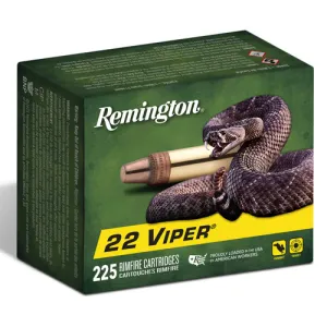 REMINGTON Viper 22LR 36gr Truncated Cone Solid Ammunition | 225 Rounds