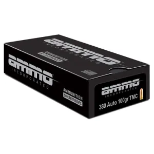 AMMO INC Signature 380 ACP 100Gr TMC Brass Ammunition | 50 Rounds