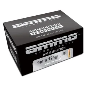 AMMO INC Signature 9mm 124gr JHP 20rd Ammunition