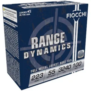 FIOCCHI 223 Rem Range Dynamic 55Gr FMJBT 100rd