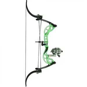MUZZY LV-X 29" Bowfishing Kit RH w/ XD Pro Reel - Oneida Green