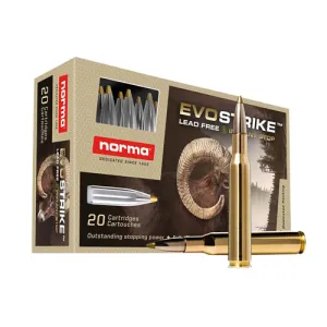 NORMA AMMO Dedicated Hunting Evostrike 270 Win 96 gr Polymer Tip Boat Tail Ammunition | 20 Rounds