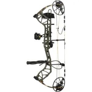 BEAR ARCHERY LEGET RTH (Ready To Hunt) 70 RH Compound Bow - Throwback Green