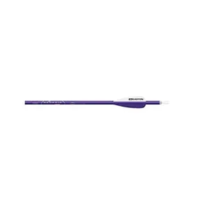 EASTON TECH Genesis 3" Diamond Vanes Aluminum Arrows - Purple | 6 Pack