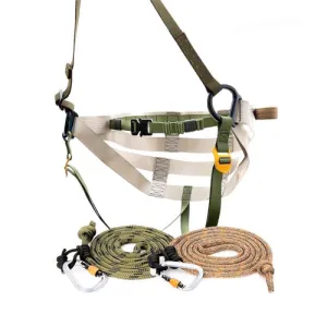 TETHRD Eberhart Signature Saddle Kit 11mm ropes/carabiner