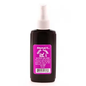 JACKIE'S DEER LURES 100 Proof Doe Urine 2oz w Sprayer