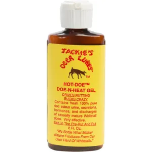 JACKIE'S DEER LURES Hot Doe N-Heat Gel 2 oz w/flip top