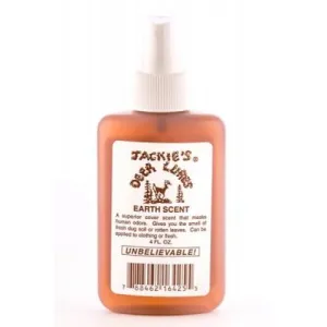 JACKIE'S DEER LURES Earth Scent 4 oz. bottle w/ sprayer