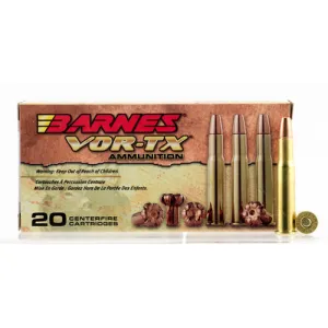 BARNES AMMO VOR-TX 30-30 Win 150gr TSX Flat Nose Ammunition | 20 Rounds
