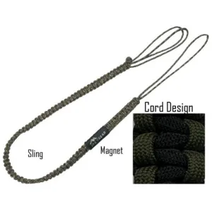 JAKT GEAR My Sling-A-Ling Magnetic Paracord Bow Sling | Black & Olive Drab
