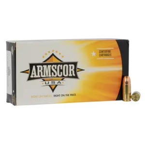 ARMSCOR USA Competition 9mm 147gr Full Metal Jacket Ammunition | 50 Rounds