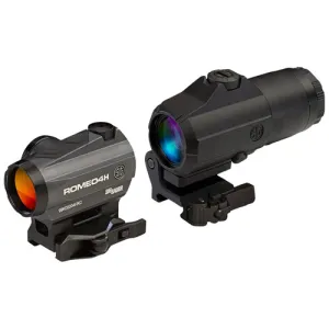 SIG SAUER Romeo4H Ballistic Circle Dot, QR Mount, Juliet4 4X