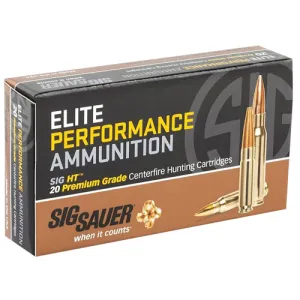 SIG SAUER Elite Copper Hunting 270 Win 120 gr Copper Solid Ammunition | 20 Rounds