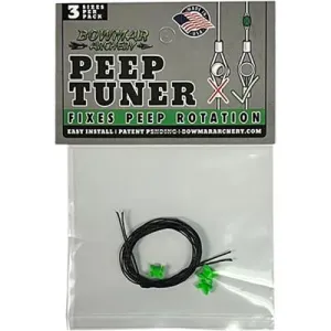 BOWMAR Peep Tuner Green