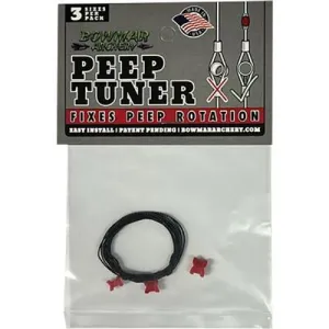 BOWMAR Peep Tuner Red