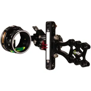 AXCEL ARCHERY Landslyde Plus Slider Non-Dampened AVX-41 2 Pin (.019) Compound Bow Sight | Black