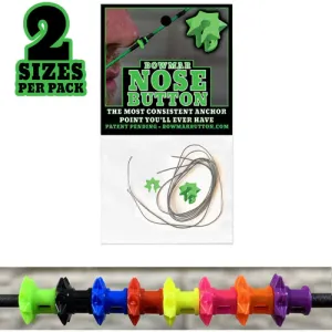 BOWMAR Nose Button Green 2 pc. Small/Large