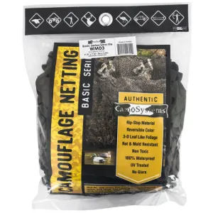 CAMO UNLIMITED Basic Netting 7.10'x9.10' Ultra-Lite Green/Brown