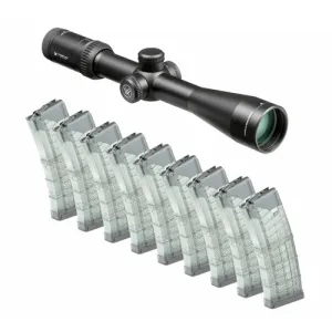 VORTEX Viper HS 4-16x44 BDC SFP 30mm Scope + Lancer L5AWM 10-Pack