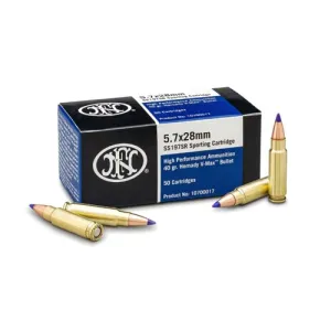 FN AMERICA VMax BlueTip 5.7x28 40Gr Ammunition | 2000 Round