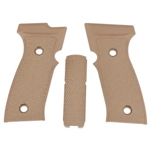 P320 AXG GRIP PANEL SET, G10, COYOTE