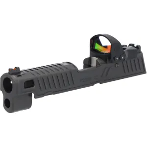 P226 ZEV 9MM 4.4" SLIDE ASSEMBLY, ROMEO1PRO W/ ZEV TECH FIBER OPTIC SIGHTS, BLACK