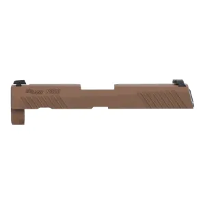 P320 CARRY/COMPACT 40 S&W/357 SIG 3.9" SLIDE ASSEMBLY, XRAY3 SIGHTS, COYOTE TAN
