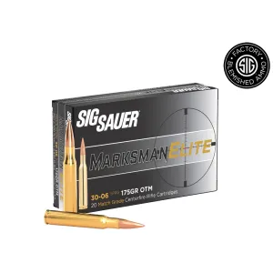 30-06 SPRG, 175GR, Elite Match Grade, OTM - Blemished