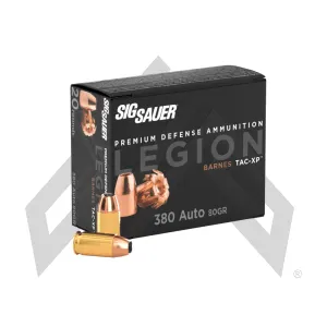 380 AUTO, 80GR, LEGION TAC-XP, HP