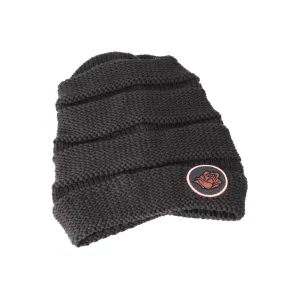 ROSE SCRUNCH BEANIE GUN METAL