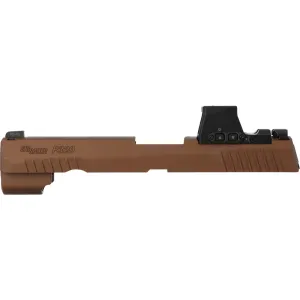 P320 FULL-SIZE 9MM 4.7" SLIDE ASSEMBLY, ROMEO-X PRO, COYOTE BROWN